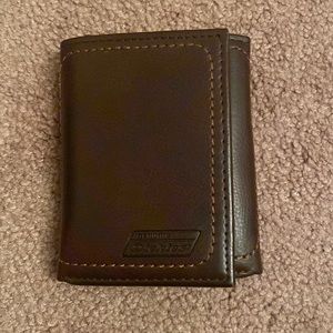 Dickies brown trifold wallet